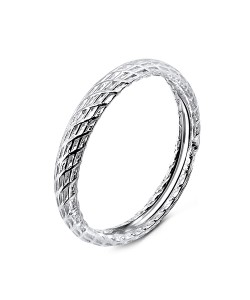 Unique Pattern Silver Ring NSR-837